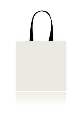 Shopping bag isolated for your design
