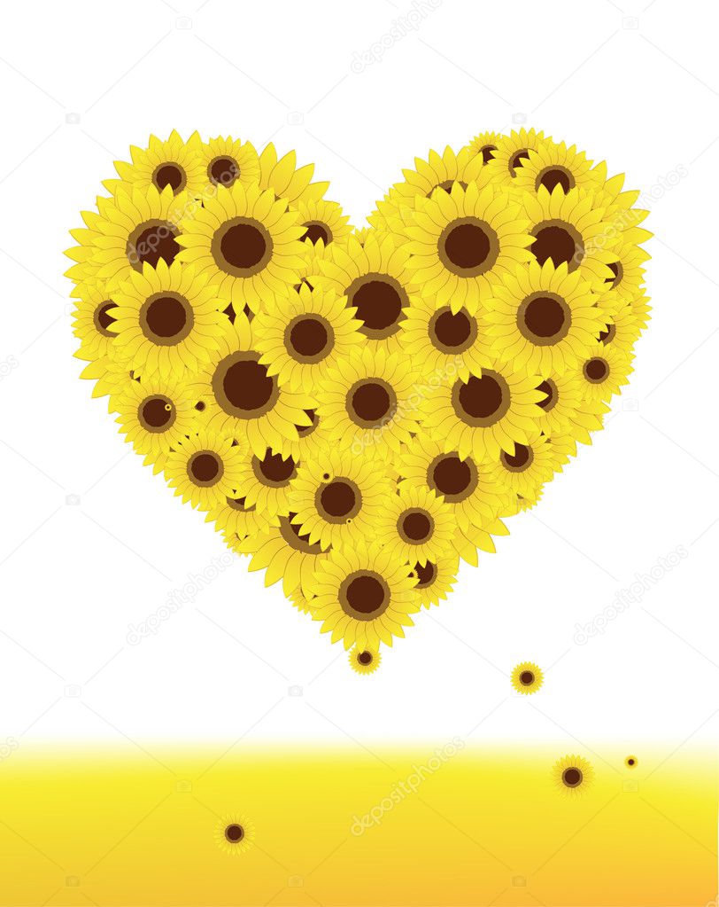 Free Free 78 Sunflower Heart Svg SVG PNG EPS DXF File