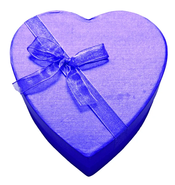 Violett hjärta — Stockfoto