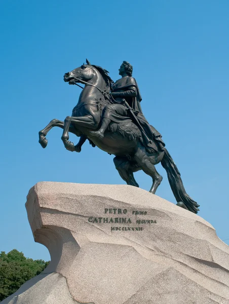 stock image Peter I monument