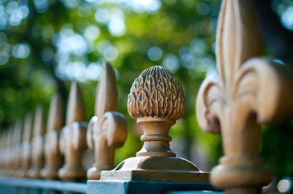 stock image Old iron fencing