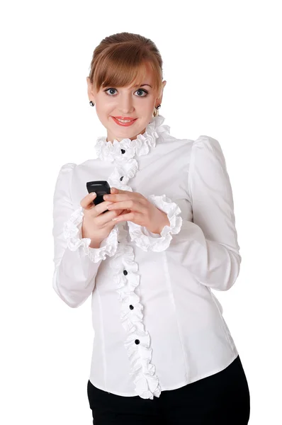 Charming young businesswoman — Stock Photo, Image
