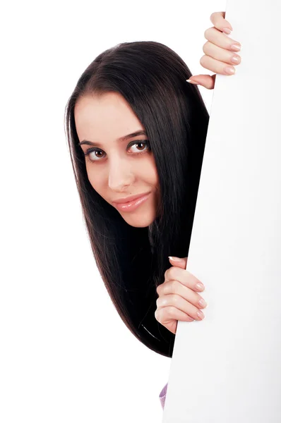 Charming young brunette — Stock Photo, Image