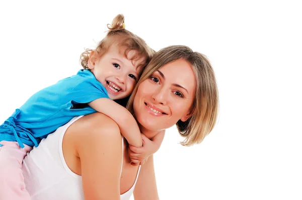 Mother and her young daughter — Stock Photo, Image