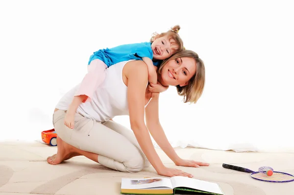 Mother and her young daughter — Stock Photo, Image
