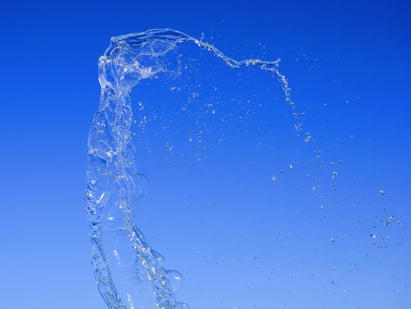 Ljusa stänk av vatten — Stockfoto