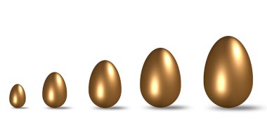 Golden eggs clipart