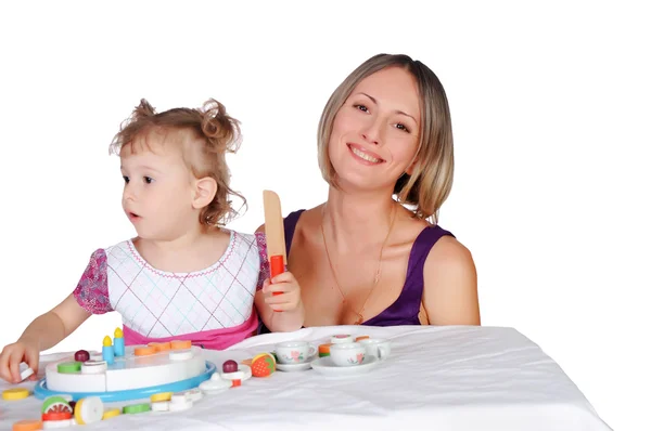 Mom and her daughter — Stock Photo, Image