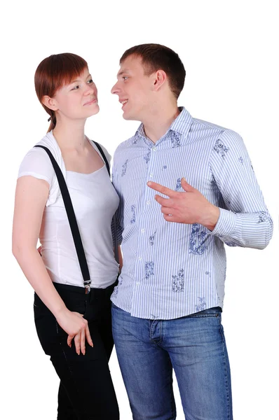 Charming young couple — Stock Photo, Image
