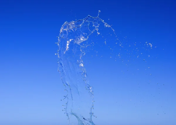 水の明るいスプラッシュ — ストック写真