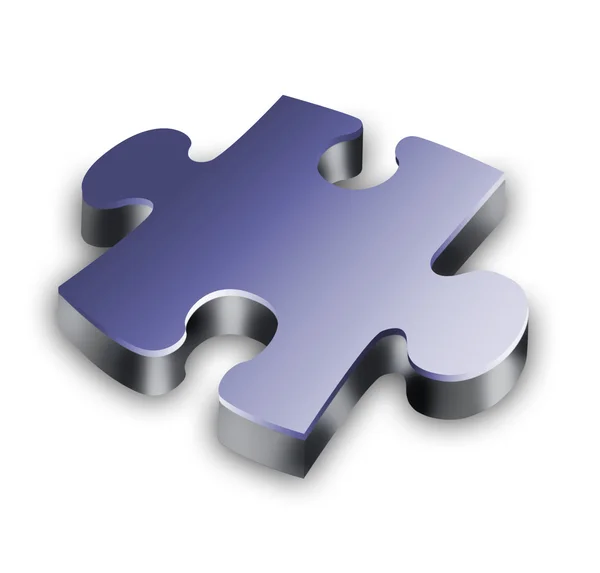Three-dimensional puzzle — Stock Photo, Image