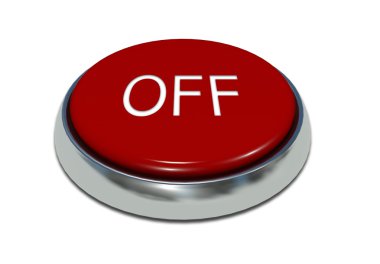 Red button clipart