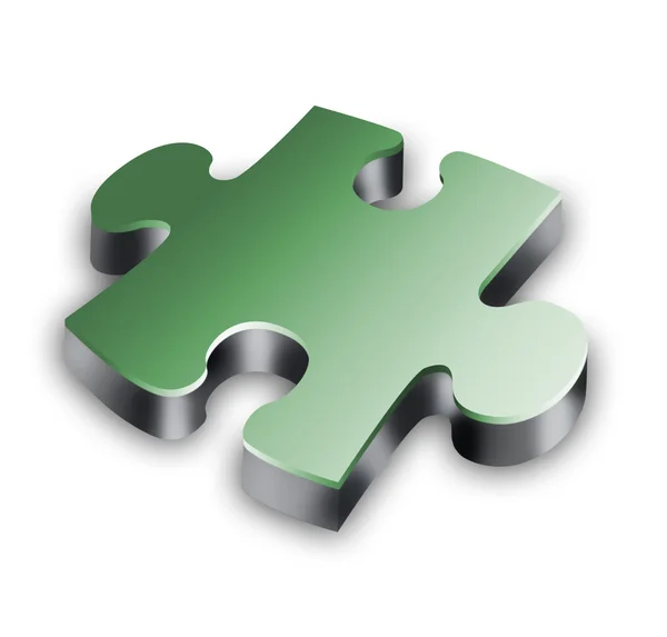 Three-dimensional puzzle — Stock Photo, Image