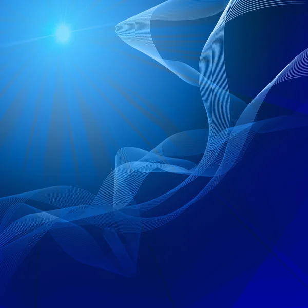 Abstract blue background is from different lines — Stock Photo, Image