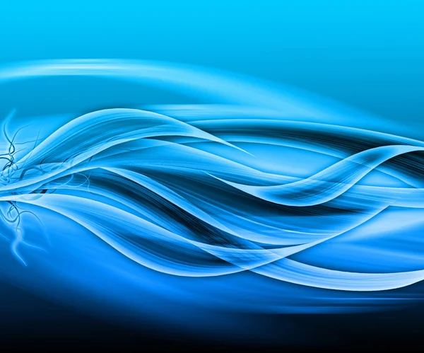 Абстрактный синий фон из разных линий — стоковое фото