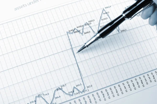 Táblázatok és grafikonok, értékesítés — Stock Fotó