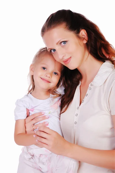 Mama and her little daughter — Stock Photo, Image