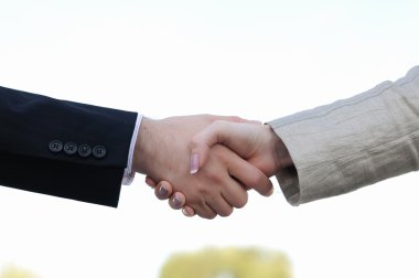 Shaking hands clipart