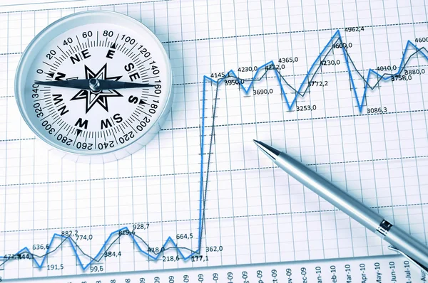 Graphs and charts. — Stock Photo, Image
