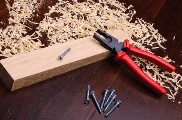 Shavings of wood — Stock Photo, Image