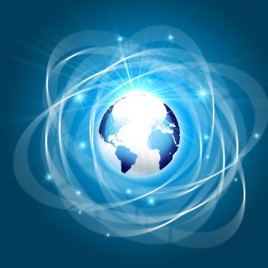 Abstract image of the Earth clipart
