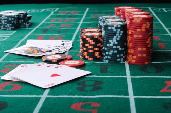 Place a poker player — Stock Photo, Image