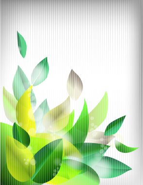 Green leaves clipart