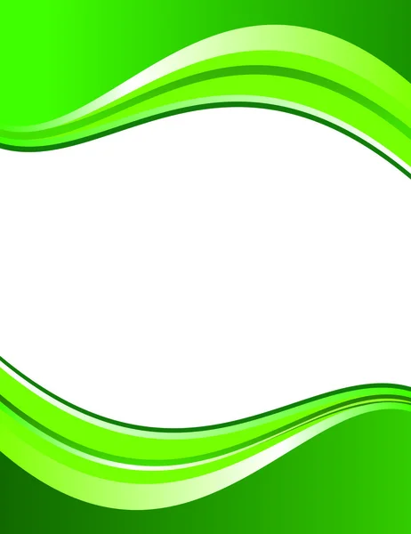 绿色线条和形状 — 图库照片