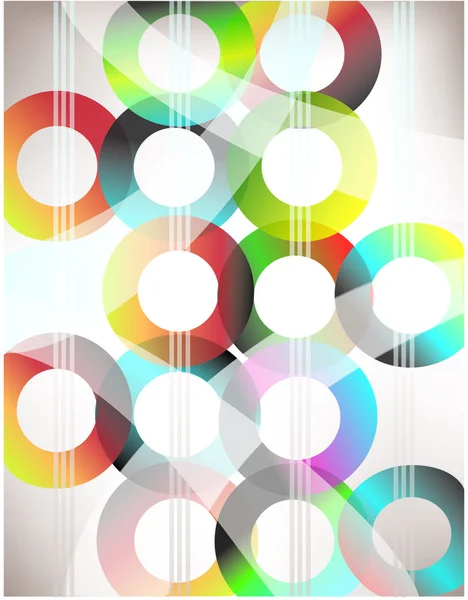 Abstrakt cirklar och linjer — Stockfoto