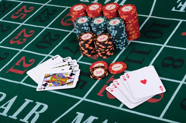 Coloque un jugador de póquer —  Fotos de Stock