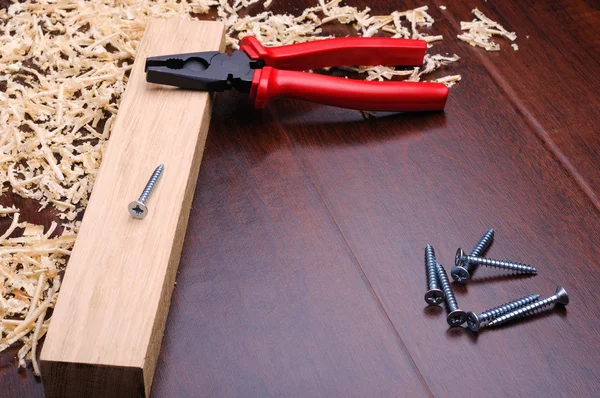 Shavings of wood — Stock Photo, Image
