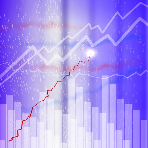 Abstrakter Hintergrund auf Graphen — Stockfoto