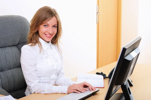 Portrait of young business woman Stock Image
