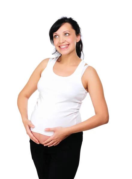 Encantadora madre embarazada —  Fotos de Stock