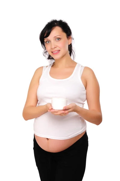 젊은 임신 엄마 — 스톡 사진