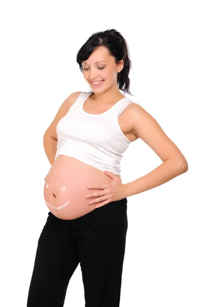 Joven embarazada mamá —  Fotos de Stock