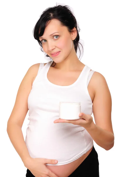 Joven embarazada mamá —  Fotos de Stock