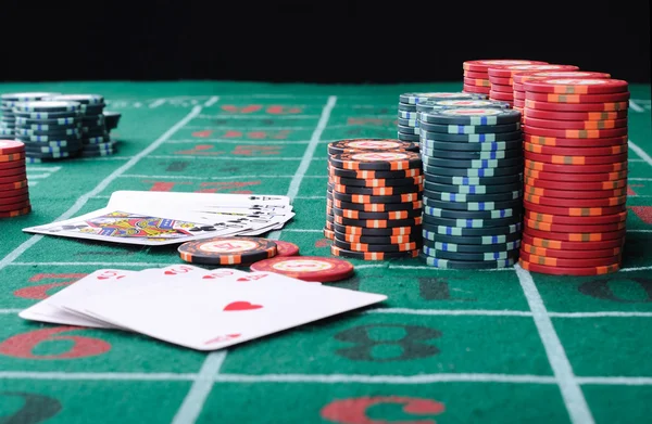 Placer un joueur de poker — Photo