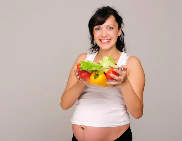 Mujer embarazada joven Imagen De Stock