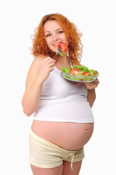 Νεαρή έγκυο γυναίκα — Φωτογραφία Αρχείου