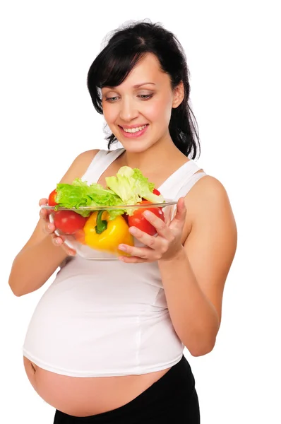 Mujer embarazada joven Imagen De Stock