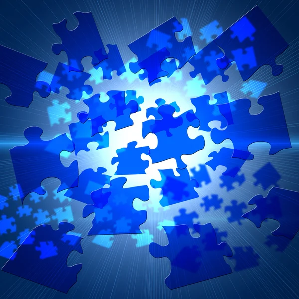 Elements of the puzzle — Stock Photo, Image