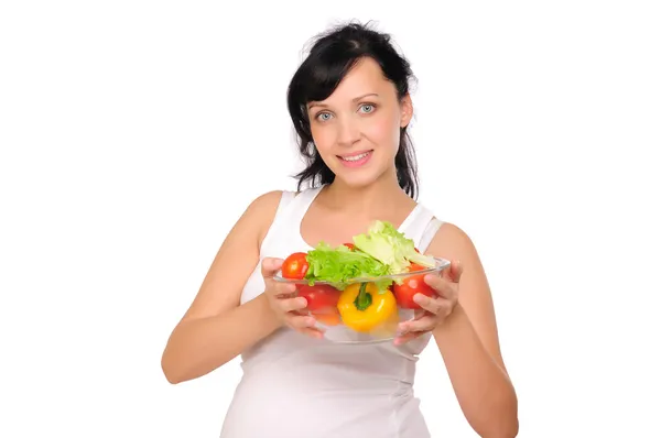 Young pregnant woman Stock Picture