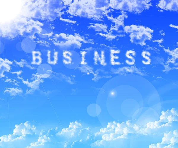 Caption associated with the business — Stock Photo, Image