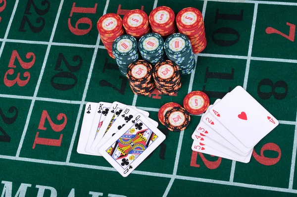 Coloque un jugador de póquer —  Fotos de Stock