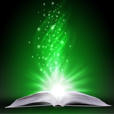 Magic book clipart