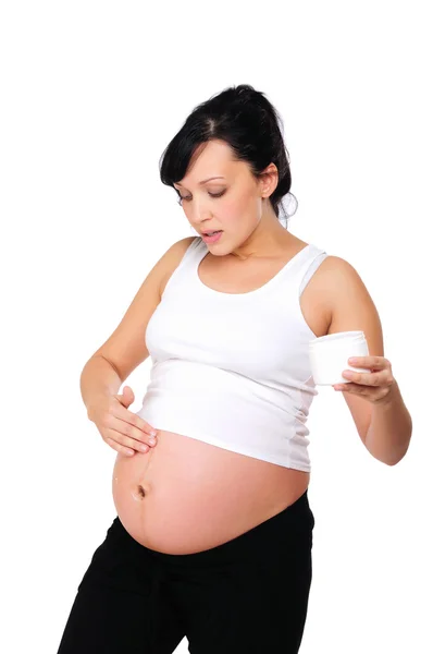 Jovem mãe grávida — Fotografia de Stock