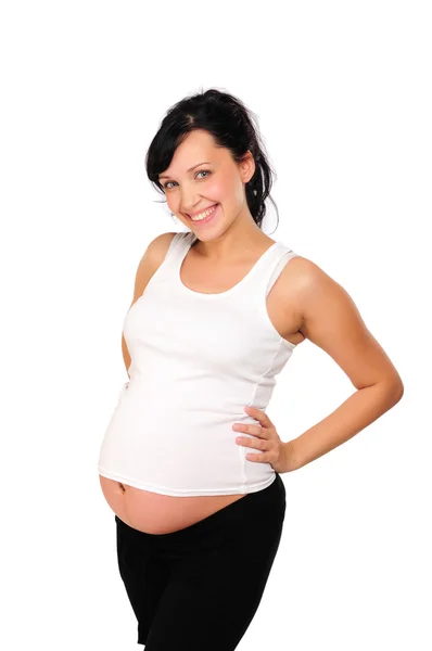 Charming pregnant mother — Stock Photo, Image