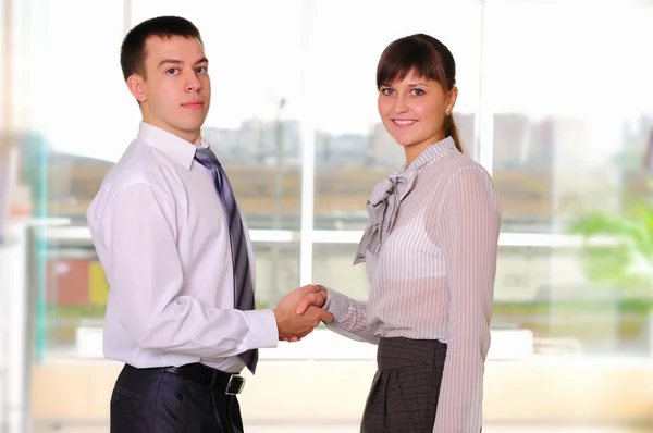 Team of young successful business — Stock Photo, Image