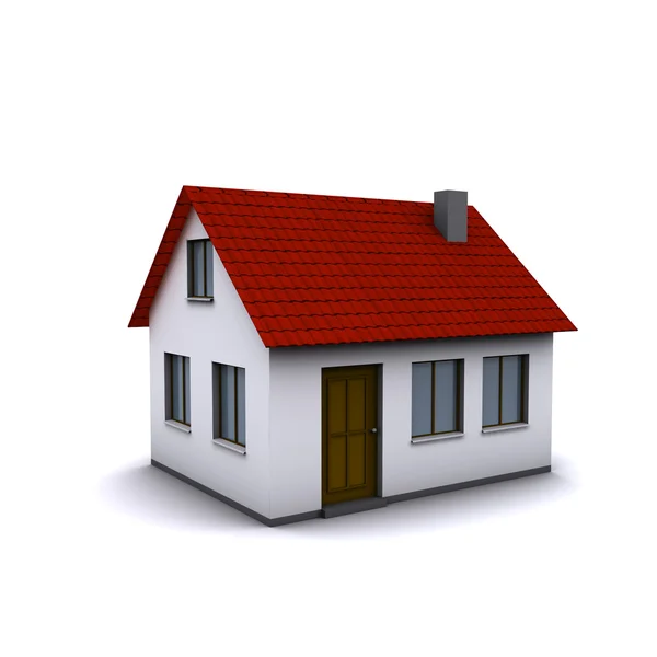Small three-dimensional house — Stock Photo, Image